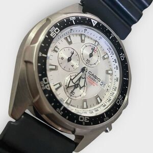CASIO AMW330-7AV Mens Black Diver Inspired Stainless Steel Wristwatch Preowned